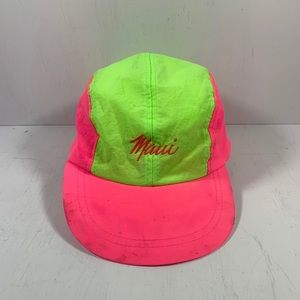 Vintage retro Maui hat. Hawaiian headwear